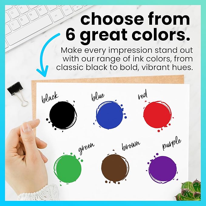 ExcelMark Premium Self-Inking Stamp Refill Ink - 1 oz. (Green)