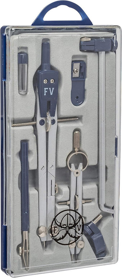 Drafting Compass for Geometry Set - Drawing Compass Geometry Set for Drafting, Math and Making Circles with Large Extension Beam for School, Drafting, Engineering and Architecture