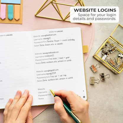 Clever Fox Address Book with alphabetic tabs - PU Leather Telephone and Address Book for Keeping Contacts Safe, Contact Organizer Journal, Medium Size (5.3″ x 7.7″) Hardcover, Amber Yellow