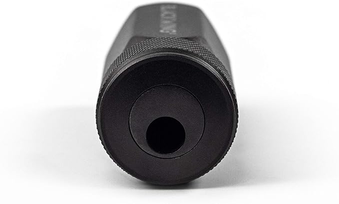 Blackwing One-Step Long Point Sharpener, German Steel Blade, Machined Aluminum, Compact Design, Black