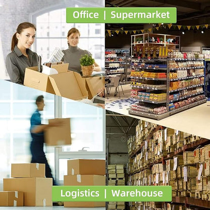 Compatible 3" x 2" Direct Thermal Labels Replacement for Barcodes Postage Address Shipping Compatible with Rollo & Zebra Desktop Printers Adhesive & Perforated (12 Rolls, 700 Labels/Roll)