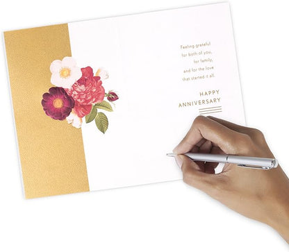 Hallmark Anniversary Greeting Card for Parents (Grateful For You Both)