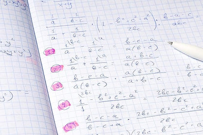 Better Office Products Quad Ruled Composition Book Notebook, 12 Pack, Hardcover 4x4 Graph Ruled Paper, 80 Sheets, 9.75" x 7.5", Assorted Color Covers, 12 Pack