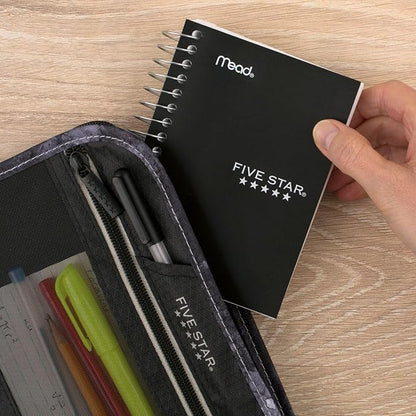 Five Star Spiral Notebook, Fat Lil' Pocket Notebook, College Ruled Paper, 200 Sheets, 5-1/2" x 3-1/2", Assorted Colors, Color Will Vary, 1 Count (45388) (Pack of 2)