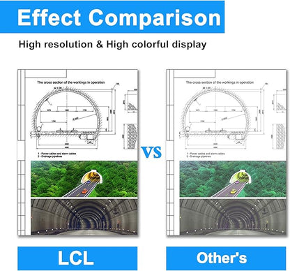 LCL PFI-107 Yellow 130-ml Ink Cartridge Replacement for Canon PFI-107 PFI-107Y PFI107Y for Canon ImagePROGRAF iPF670 iPF680 iPF685 iPF770 iPF780 iPF785 Printers (1-Pack)