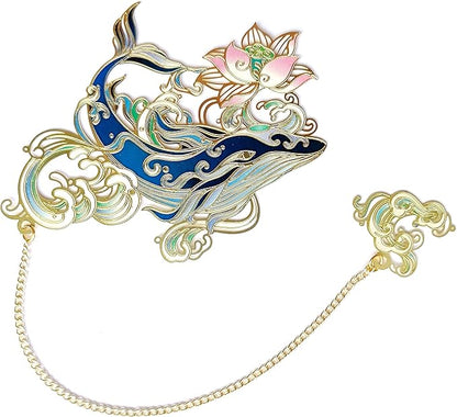 MOZART Kunai Chinese Style Brass Bookmark Classical Mythological Characters Mountain and Sea Sutra Series Creative Cultural Copper Bookmark Metal Bookmarks