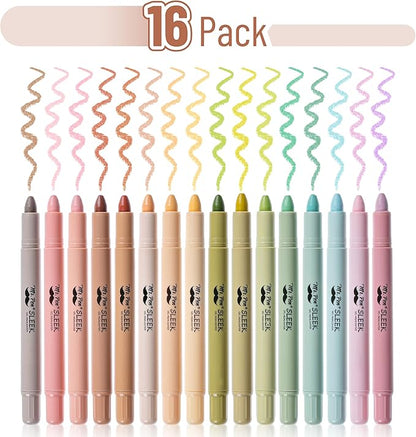 Mr. Pen- Gel Highlighter Set, 16 Pack, Assorted Colors, Bible Highlighters No Bleed Gift Set, No Bleed Highlighters, Bible Highlighter, Gel Highlighters for Bibles
