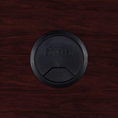 Alera ALEVA354224MY Valencia Series 42 in. x 23-5/8 in. x 29-1/2 in. Reversible Return/Bridge Shell - Mahogany