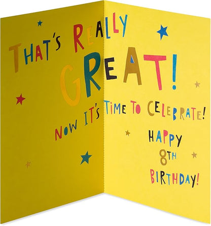 American Greetings 8th Birthday Card (Time to Celebrate)