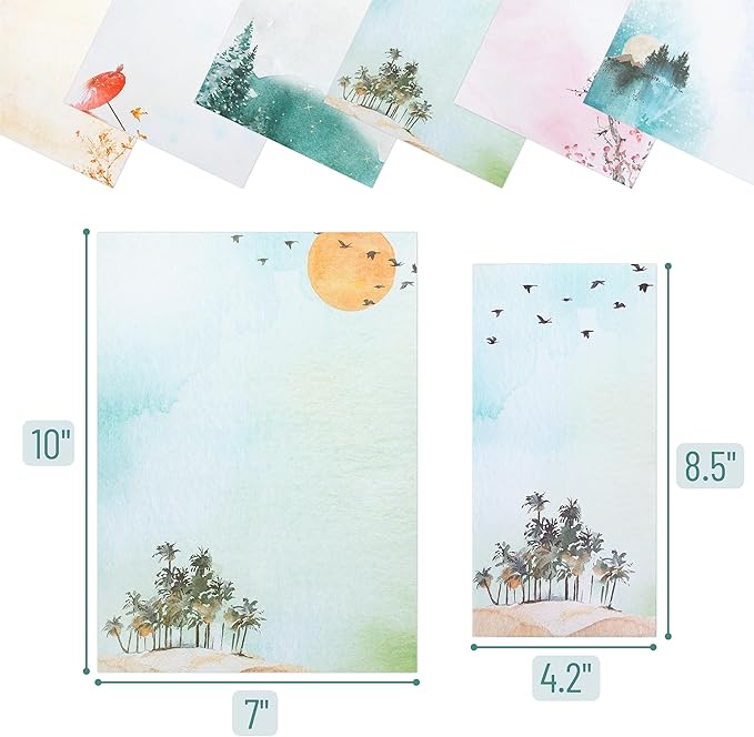 Mr. Pen- Boxed Stationary Letter Paper and Envelopes Set, 30 Stationary Papers+18 Envelopes, Stationery Sets, Stationary Set, Stationary Paper, Letter Stationery Set with Envelopes, Stationery Paper