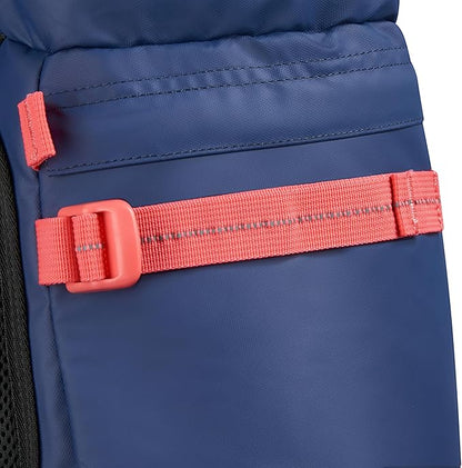 Jeep JS013C Cylindrical Travel Backpack, Navy, 17" Laptop