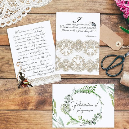 30 Sheets White Cardstock Paper 8.2 x 11.6, 230gsm/85lb Card Stock Paper for Scrapbook, Craft, Cards Making, Menus, Invitations