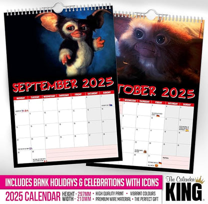 // Gizmo - 2025 Wall Calendar (Full Colour, A4 Size)