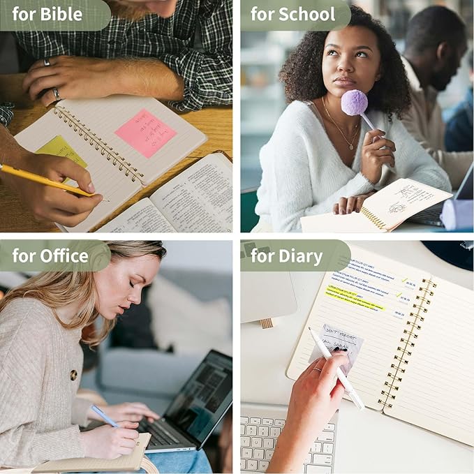 Lined Spiral Notebook College Ruled A5 Journal Book for Note Taking, 160 Pages Writing Journal for Office and Home School Supplies 5.75x8.125 inch - ArmyGreen