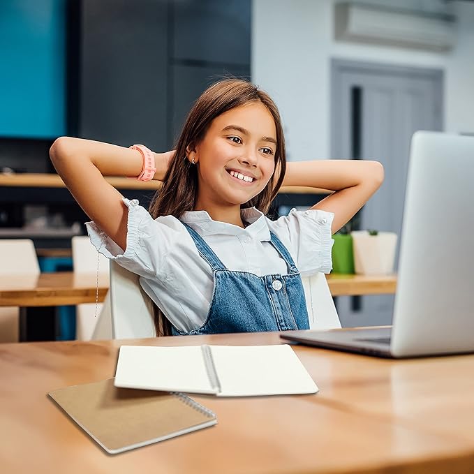 Mr. Pen- Spiral Notebook, A5, Kraft Cover, 2 Pack, 80 Pages, Sketch Book, Drawing Notebook, Notebook Spiral, Spiral Bound Notebook, Spiral Sketchbook, Blank Journal Notebook, Unlined Notebook