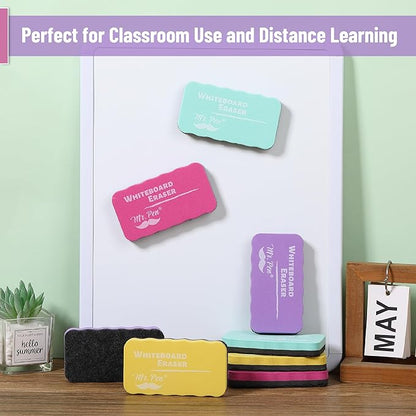 Mr. Pen- White Board Erasers, 8 Pack, Pastel Colors, Magnetic Dry Erase Eraser, Whiteboard Eraser, Dry Eraser, Dry Erase Erasers, Dry Erase Board Eraser, White Board Erasers Dry Erase, Dry Erasers