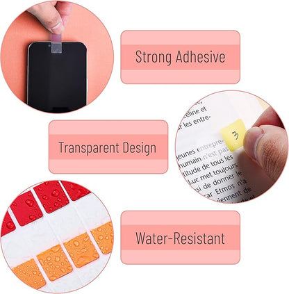 Mr. Pen- Sticky Index Tabs, 480 Pcs, Colorful Sticky Tabs for Notebooks, Page Markers, Page Tabs for Binders, Page Tabs Sticky Tabs for Books, Notebook Tabs, Book Sticky Tabs for Notebooks