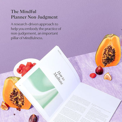 Switch Research Mindful Planner (Non-Judgement) - Evidence-Based Life Organizer - 31-Day Goal Planner to for Non-Judgement & Self-Compassion - Daily planner With Prompts