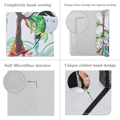 Alapmk Protective Case Cover for 13.3" Dell Inspiron 13 2-in-1 5378 5368 5379 i5378 i5368 i5379 & Latitude 13 2-in-1 3390 Laptop (Warning:Only fit Model 5378 5368 5379),Love Tree