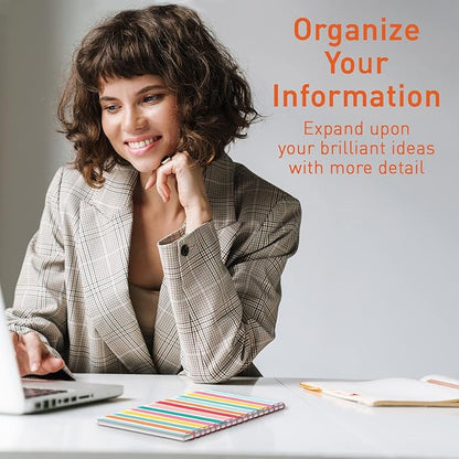 Sweetzer & Orange S&O Cute Spiral Notebooks - College Ruled Spiral Notebook with Pockets - Hardcover Notebook for Women - Cute Notebooks for School & Journal - 80 Double-Sided Pages, 6.25" x 8.25”