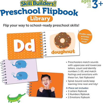 Skill Builders! Preschool Flipbook Library