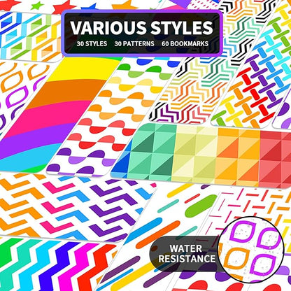 Bookmark, Bookmarks for Adults, 30 PCS, Book Markers for Reading, Teacher Bookmarks, Paper Bookmarks, Book Mark, Bookmarks for Kids, Acotar Bookmark, Bookmarks for Teens, Bookmarks for Women Men