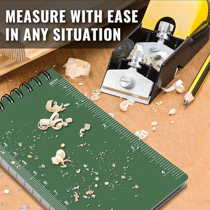 POPYOLA 8 Pack Waterproof Pocket Notebook, 3 x 5 Pocket Notepad, All Weather Small Mini Spiral Notepad with 100 Lined Pages for Outdoor Office School