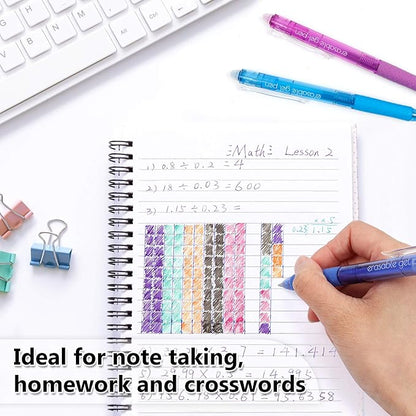Vanstek 26 Colors Erasable Gel Pens, Retractable Erasable Pens Clicker, Fine Point(0.7), Make Mistakes Disappear, Premium Comfort Grip for Drawing Writing Planner and School Supplies