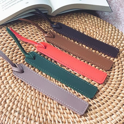 6PCs Bookmark, Leather Bookmarks with Leather Rope, Page Markers Reading Gifts for Women, Readers, Book Mark for Book Lovers by HNQCPCVU