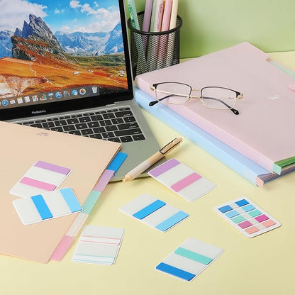 Mr. Pen- Sticky Index Tabs, 500 Pcs, 21 Sets, Colorful Sticky Tabs for Notebooks, Page Markers, Page Tabs for Binders, Page Tabs Sticky Tabs for Books, Notebook Tabs, Book Sticky Tabs for Notebooks