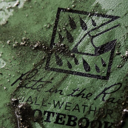 Rite in the Rain Weatherproof Side Spiral Notebook, 4.625" x 7", Green Cover, Universal Pattern, 3 Pack (No. 973L3)