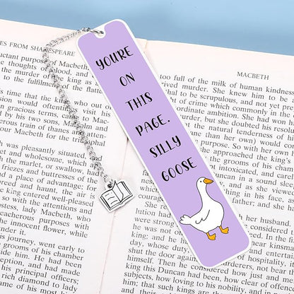 Cute Bookmarks for Book Lovers Bookish Funny Gifts for Women Metal Bookmark for Bookworm Bookmate Book Reading Accessories for Book Club Back to School Retirement Birthday Christmas Gifts