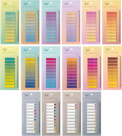 Mr. Pen- Colorful Book Tabs, 3200 Pcs, Transparent Sticky Tabs for Annotating Books, Page Markers