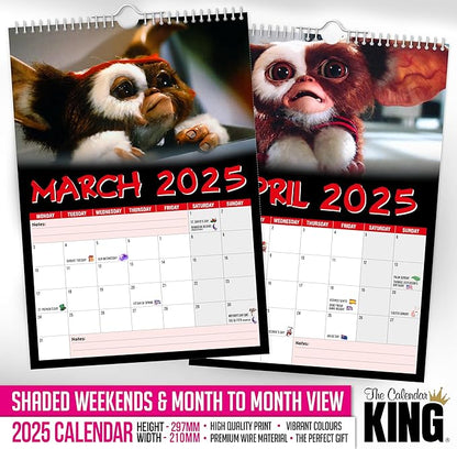 // Gizmo - 2025 Wall Calendar (Full Colour, A4 Size)