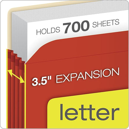 Pendaflex File Jacket, Letter Size, Assorted Colors, 2-Inch Expansion, Acid Free