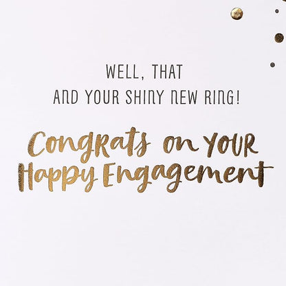 American Greetings Engagement Card (Shiny New Ring)