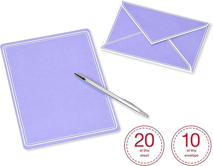 American Greetings Pastel Stationery Sheets and Colored Envelopes (80-Count)