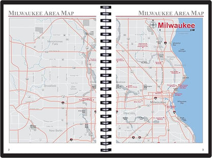 2025 Datebook & City Themed Planner – Resource Guide with Daily, Weekly & Monthly Views – 3-Year Reference Calendar - Multi-Purpose Travel Notebook Guide & Adventure Diary (Milwaukee '25)