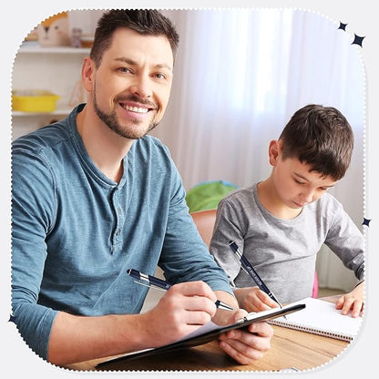 Zonon 12 Pieces Inspirational Pens Bulk Easter Basket Stuffers Motivational Quotes Ballpoint Pens with Stylus Tip Inspirational Gifts for School Office Teachers(Navy,Motivational Style)