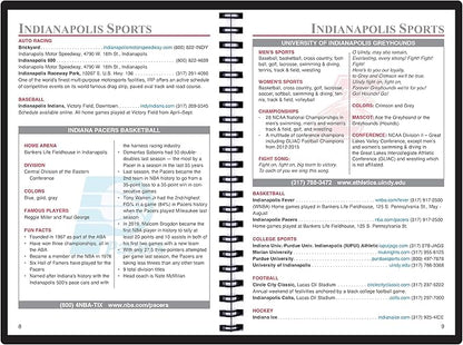 2025 Datebook & City Themed Planner – Resource Guide with Daily, Weekly & Monthly Views – 3-Year Reference Calendar - Multi-Purpose Travel Notebook Guide & Adventure Diary (Indianapolis '25)