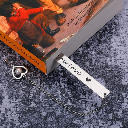 Inspirational Bookmark for Women Men Her Him Graduation Retirement Wedding Christmas Birthday Gift for Girls Best Friends Senior Middle High School College Student Teacher Leaving Promotion Gift New