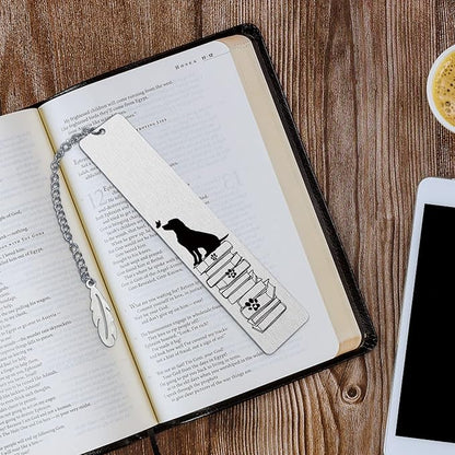 Dog Book Markers for Women Inspirational,Funny Bookmarks for Students Teachers School Home Office Supplies,Book Lover Dog Lover Friends Girl Sister Mom Female Christmas Birthday Gifts JCH8
