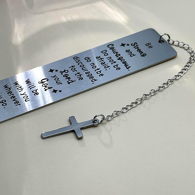 Chirstmas Christian Gifts for Women Men, Baptism Gifts for Girl Boy, First Communion Gifts for Teens, Confirmation Gifts for Teenagers, Religious Bible Verse Bookmark Easter Basket Stuffers Faith Mark