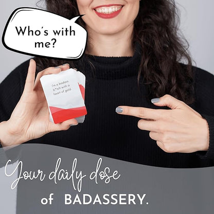 Ariond Badass Affirmation Cards For Women - 52 Daily Motivational and Inspirational Cards for Women