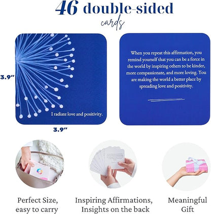 PASTEL Positive Affirmation Cards for Women – Daily Affirmations Cards for Mindfulness, Self Care, Meditation | Inspirational and Motivational Gifts for Women