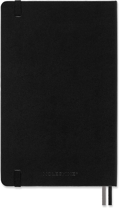 Moleskine Classic Expanded Notebook, Hard Cover, Large (5" x 8.25") Dotted, Black, 400 Pages
