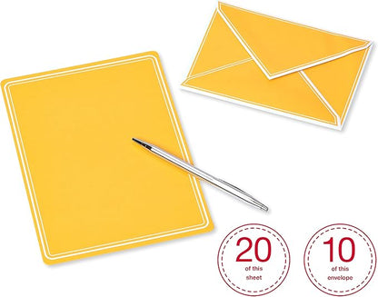 American Greetings Pastel Stationery Sheets and Colored Envelopes (80-Count)