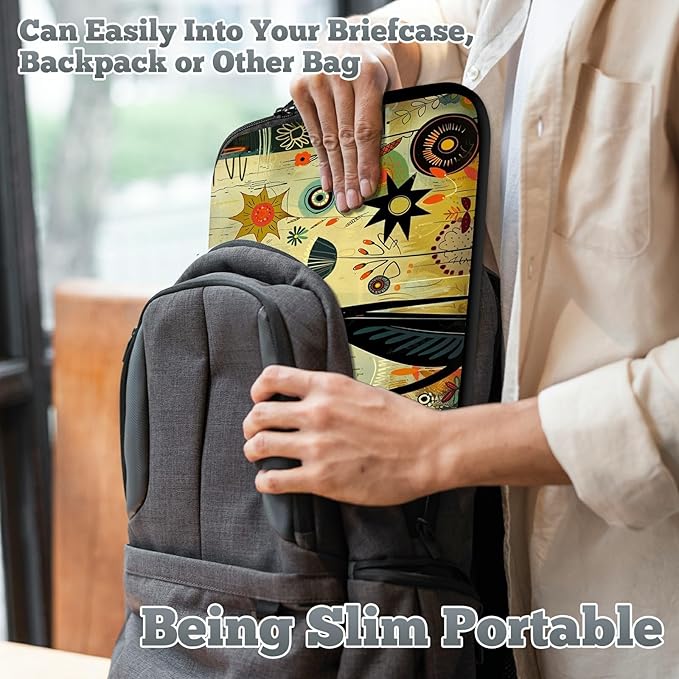 Universal Tablet Laptop Sleeve Case 10 inch, Graffiti Cat Slim Carrying Case Durable Handbag Travel Laptop Bag for 7 to 10-inch Laptops/Notebook/Kids Tablet/ipad/eBook Readers