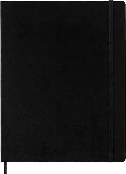 Moleskine Classic Notebook, Hard Cover, XXL (8.5" x 11") Ruled/Lined, Black, 192 Pages