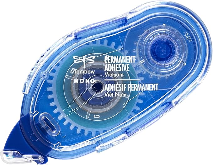 Tombow 62106 MONO Permanent Adhesive Applicator. Easy to Use Tape Runner for Strong, Instant Bond.